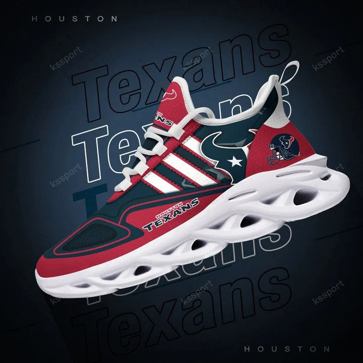 Ideafootwear Houston Texans NFL Max Soul Shoes Sneakers For Men And Women