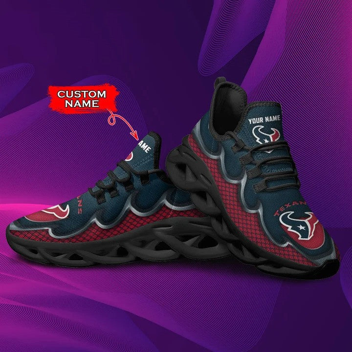 Ideafootwear Houston Texans NFL Max Soul Shoes Sneakers For Men And Women