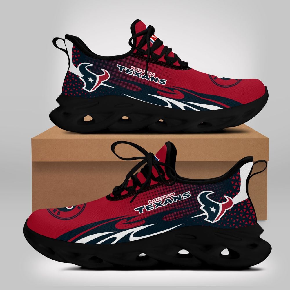 Ideafootwear Houston Texans NFL Max Soul Shoes Sneakers For Men And Women