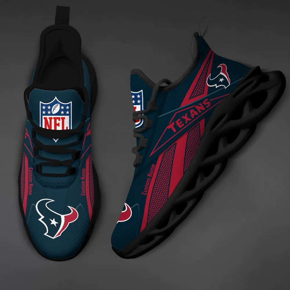 Ideafootwear Houston Texans NFL Max Soul Shoes Sneakers For Men And Women