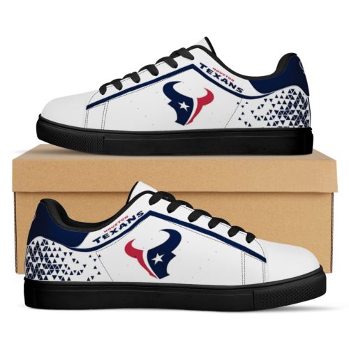 Ideafootwear Houston Texans Skate Stan Shoes Sneakes For Men And Women