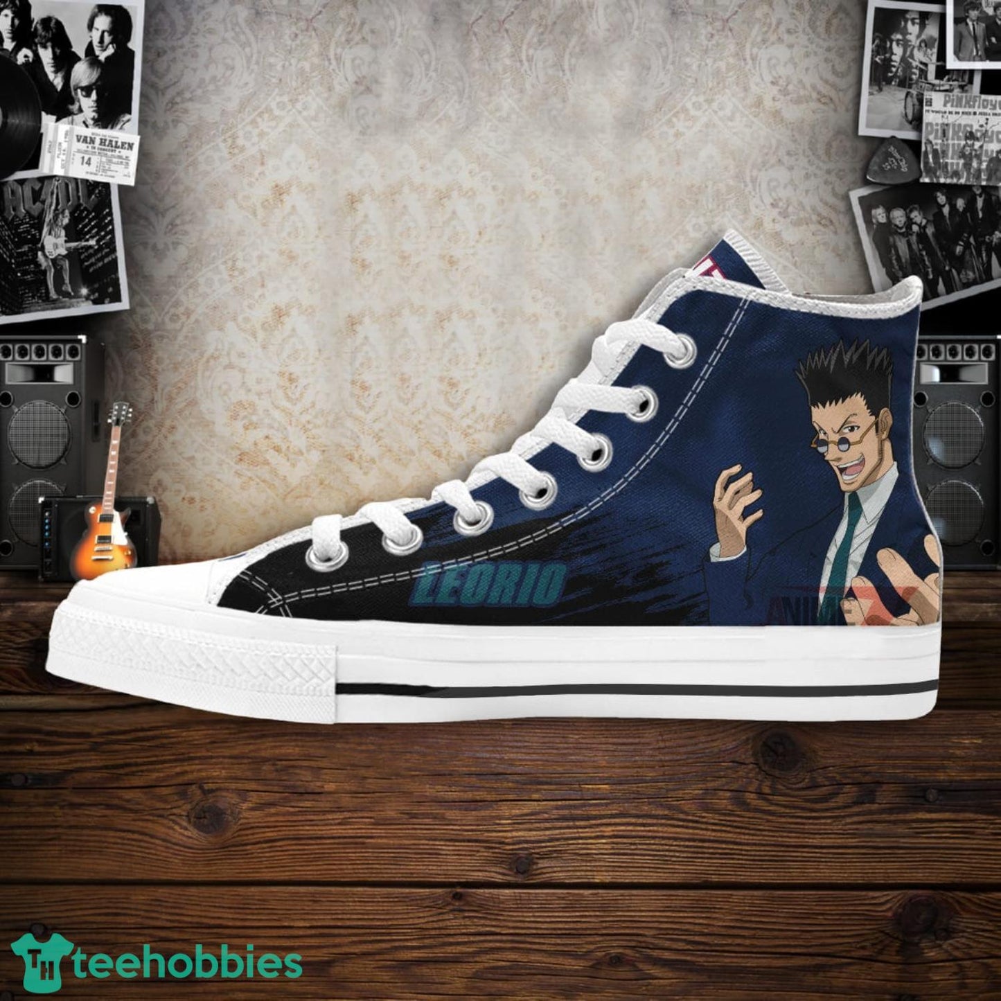 Ideafootwear Hunter x hunter High Top Canvas Sneakers Shoes For Men And Women