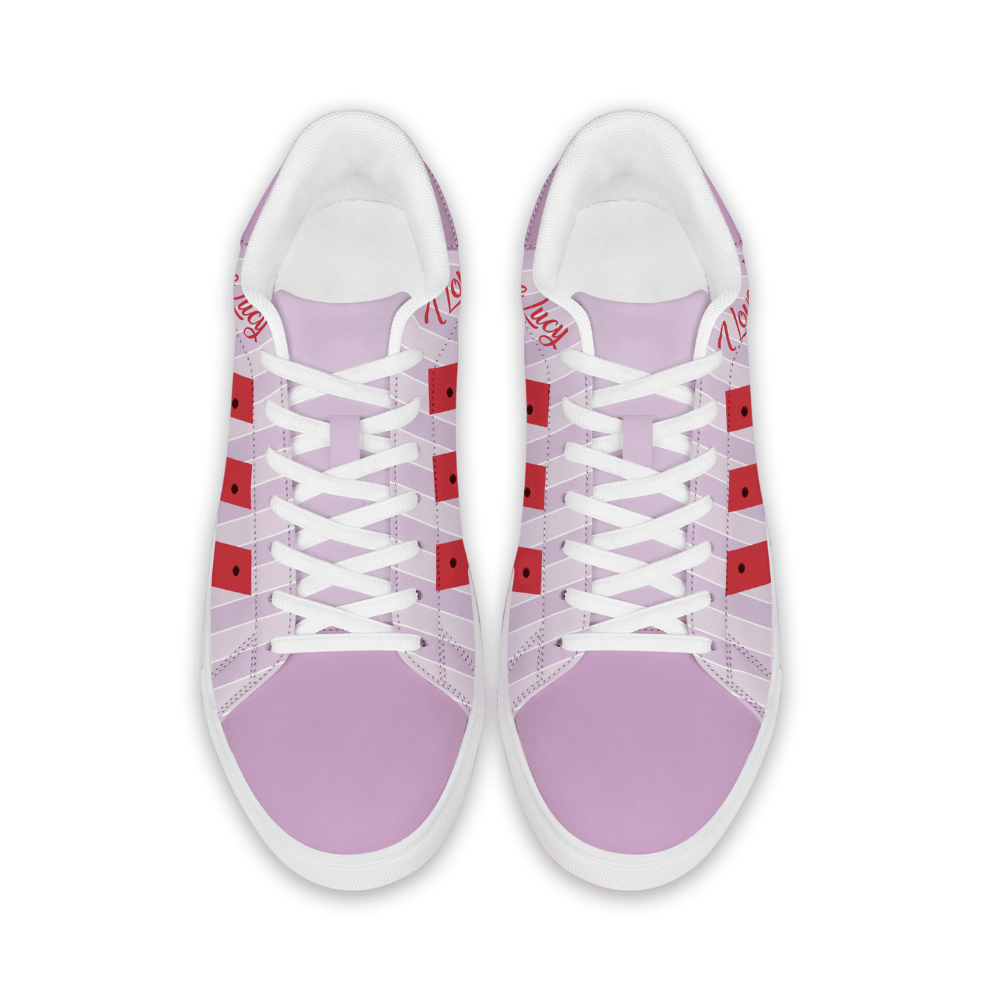 Ideafootwear I Love Lucy Skate Stan Shoes Sneakes For Men And Women