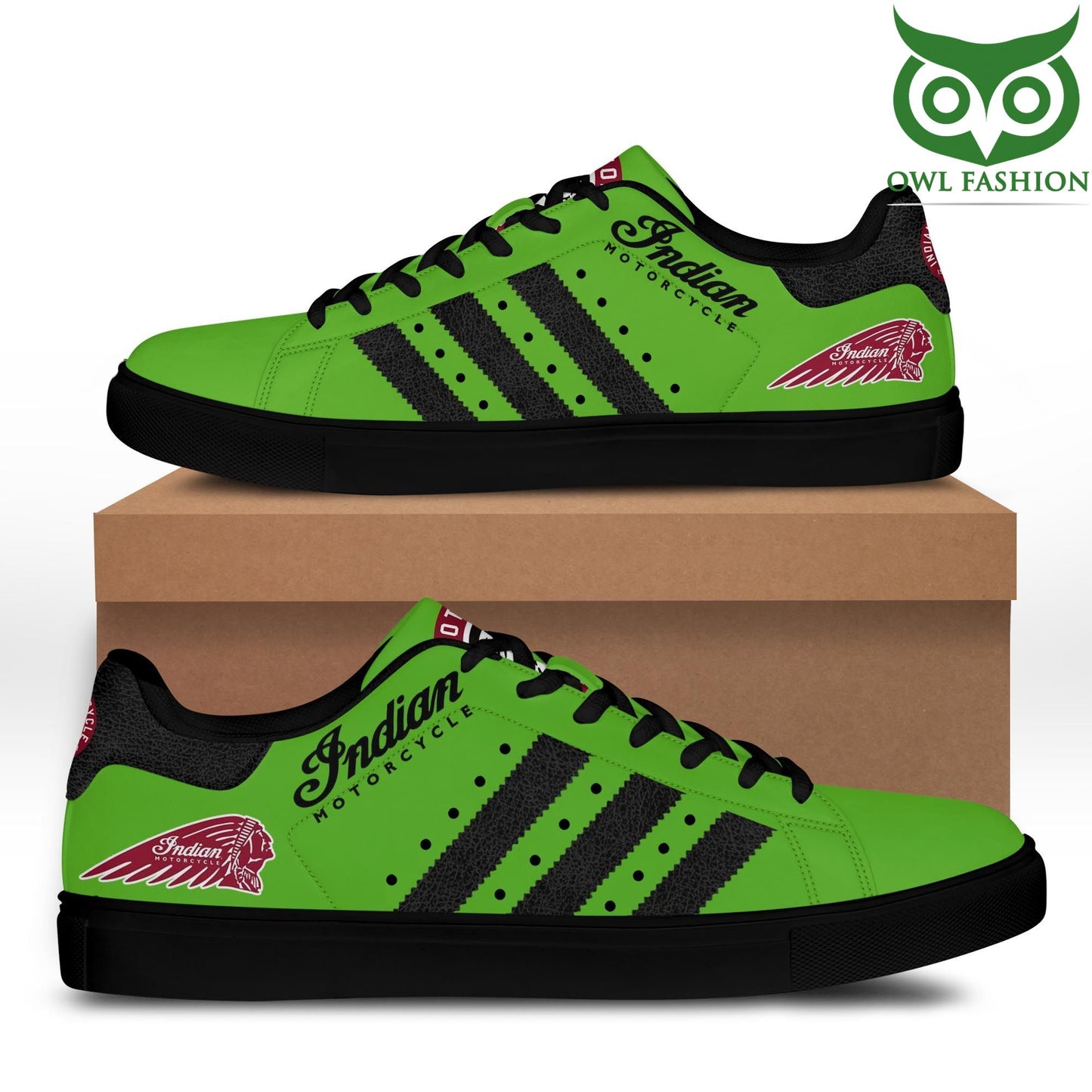 Ideafootwear Indian Motorcycle Skate Stan Shoes Sneakes For Men And Women