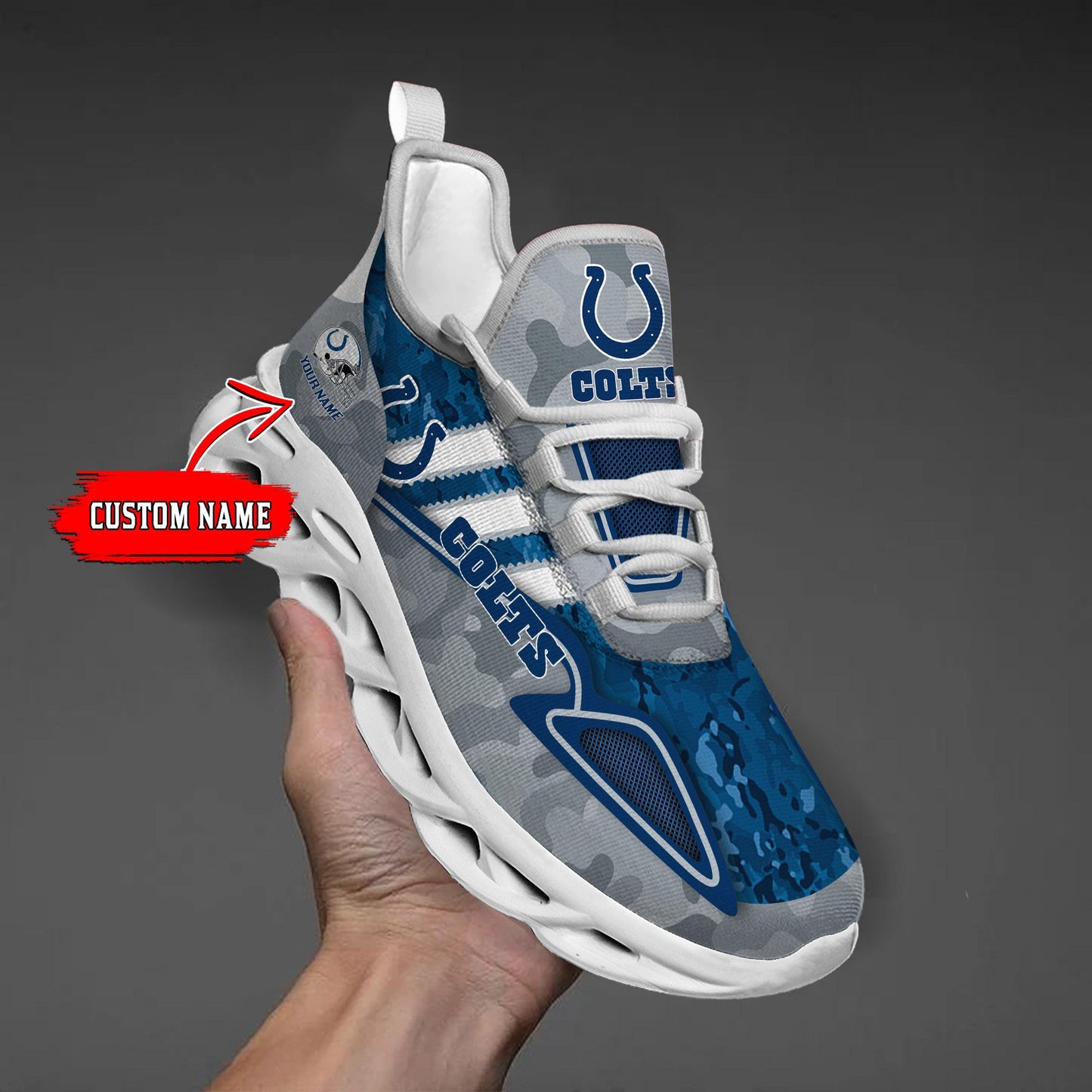 Ideafootwear Indianapolis Colts Max Soul Shoes Sneakers For Men And Women