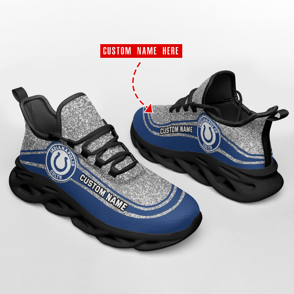 Ideafootwear Indianapolis Colts NFL Max Soul Shoes Sneakers For Men And Women