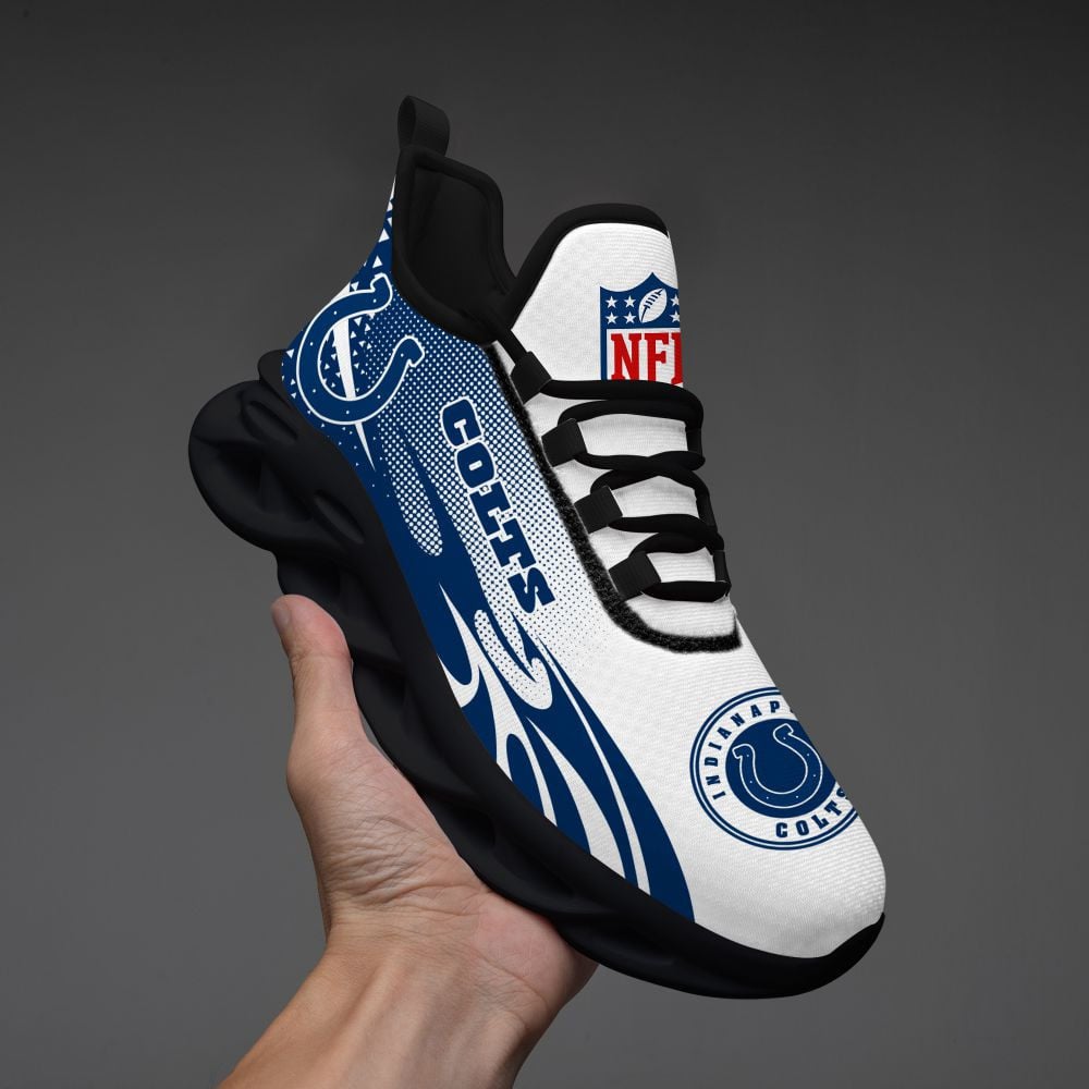 Ideafootwear Indianapolis Colts NFL Max Soul Shoes Sneakers For Men And Women