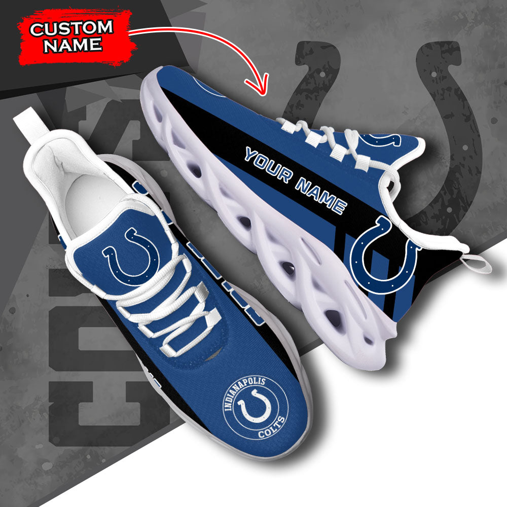 Ideafootwear Indianapolis Colts NFL Max Soul Shoes Sneakers For Men And Women