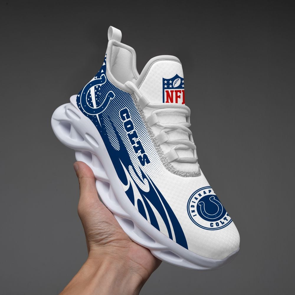 Ideafootwear Indianapolis Colts NFL Max Soul Shoes Sneakers For Men And Women