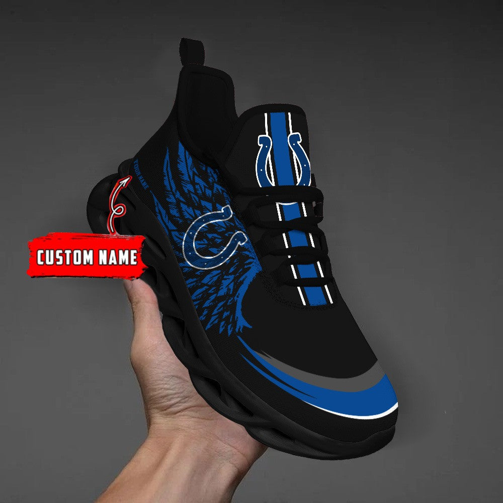 Ideafootwear Indianapolis Colts NFL Max Soul Shoes Sneakers For Men And Women