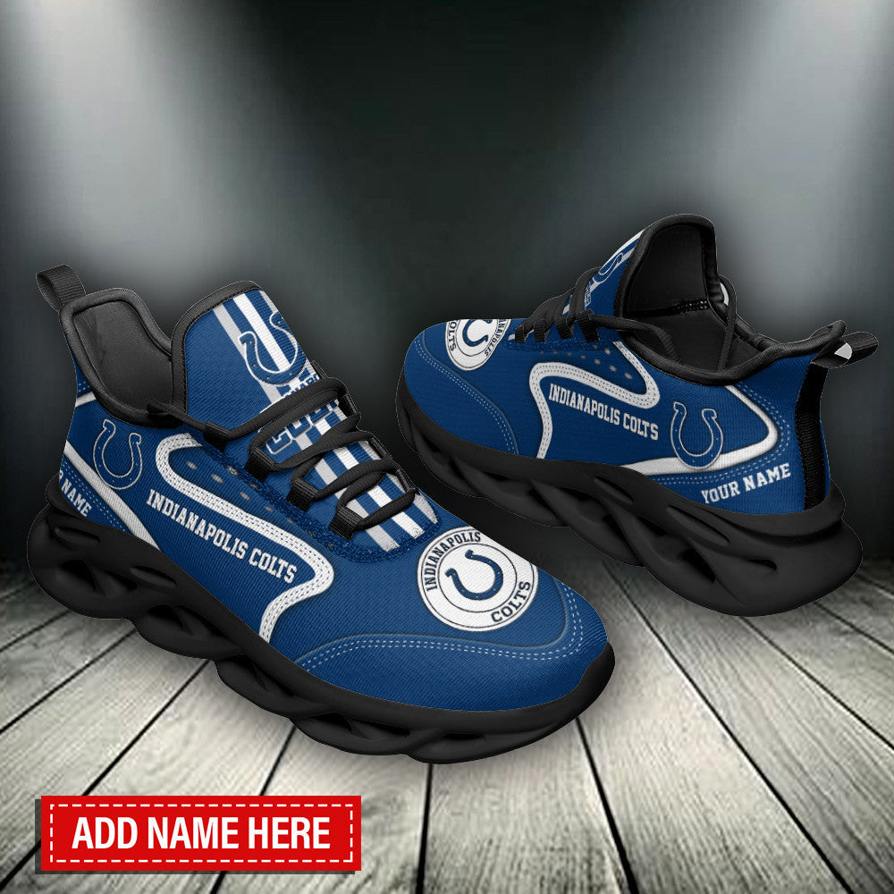 Ideafootwear Indianapolis Colts NFL Max Soul Shoes Sneakers For Men And Women
