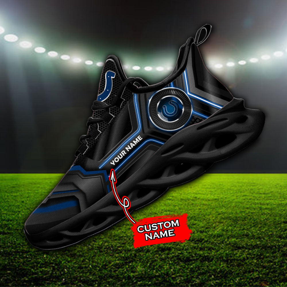 Ideafootwear Indianapolis Colts NFL Max Soul Shoes Sneakers For Men And Women