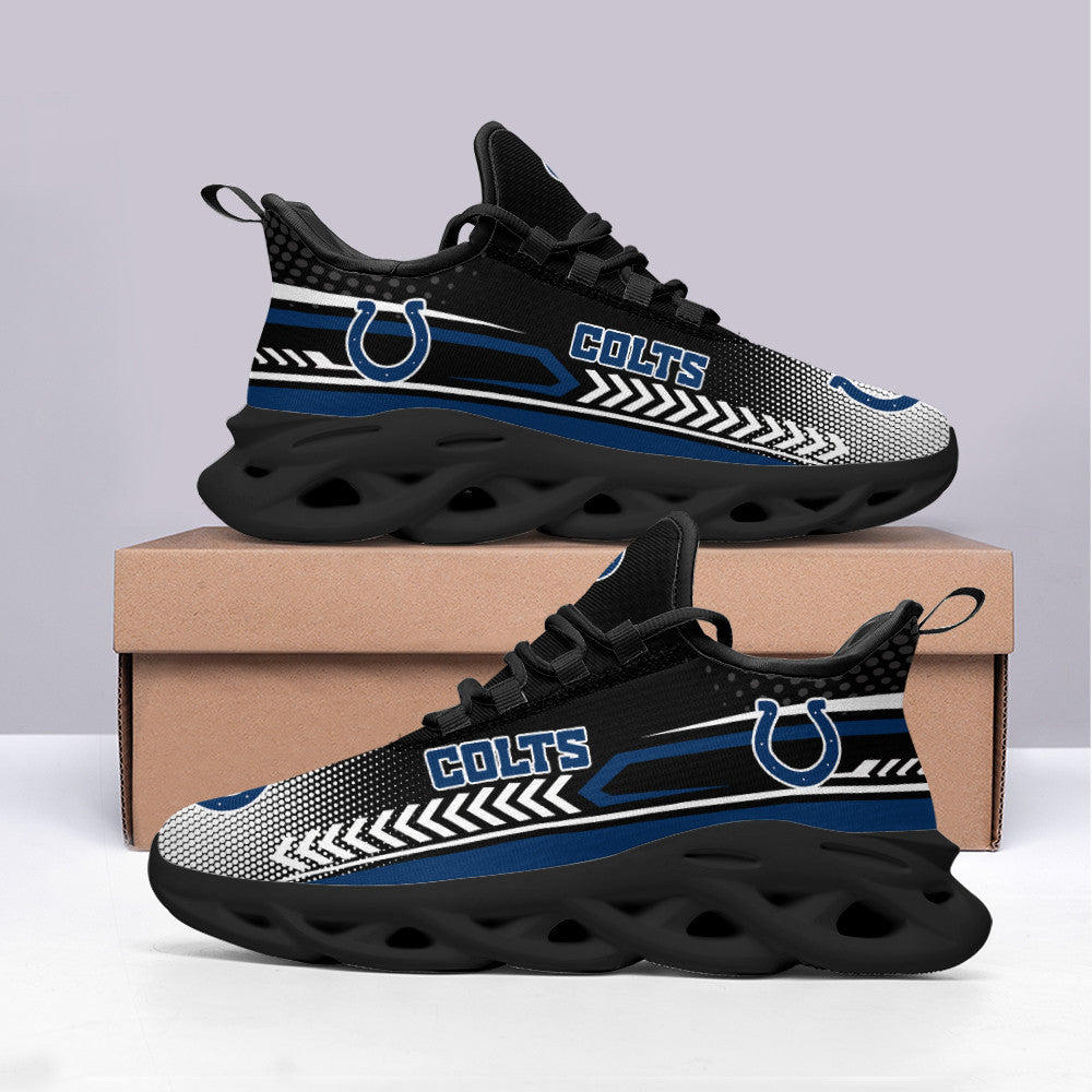 Ideafootwear Indianapolis Colts NFL Max Soul Shoes Sneakers For Men And Women