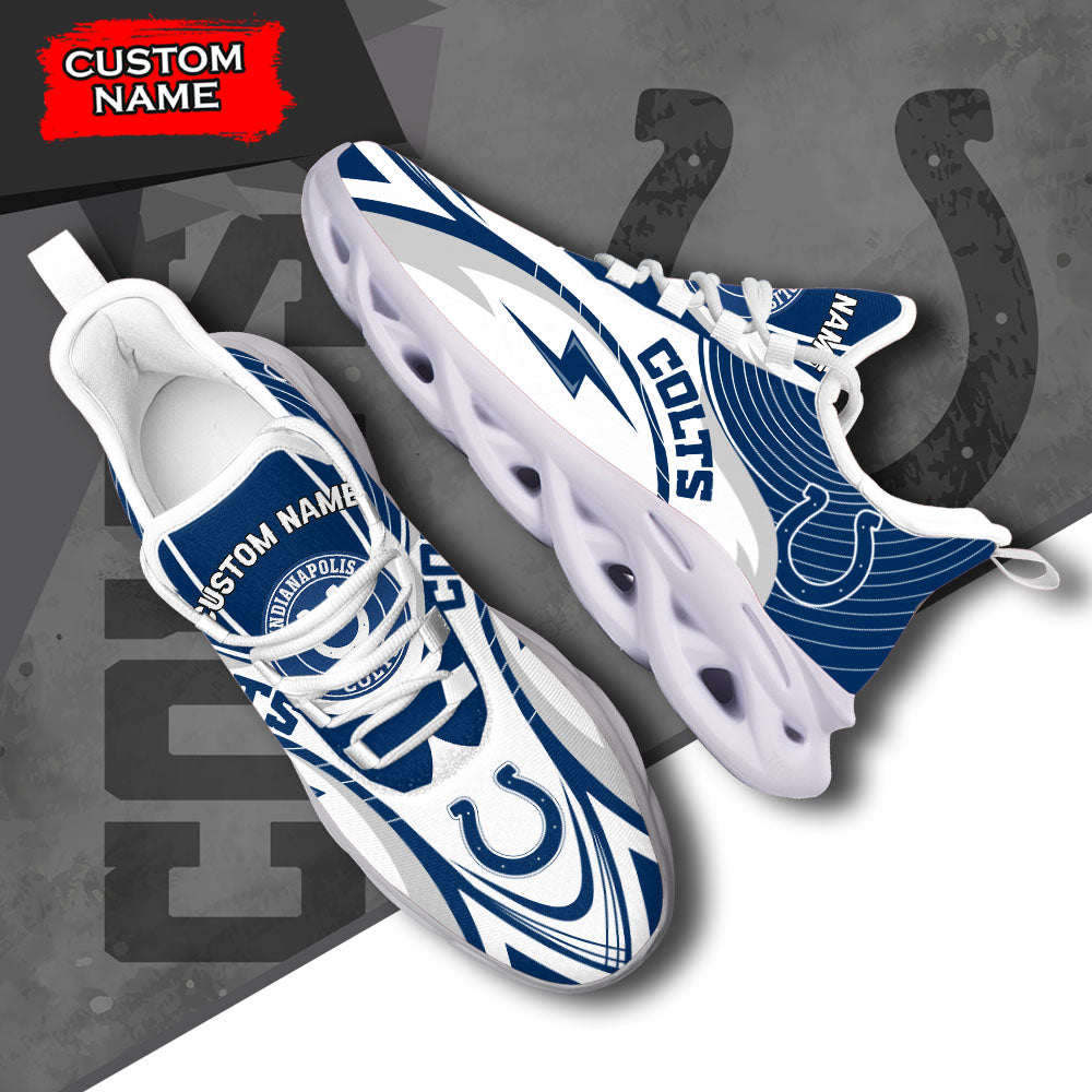 Ideafootwear Indianapolis Colts NFL Max Soul Shoes Sneakers For Men And Women