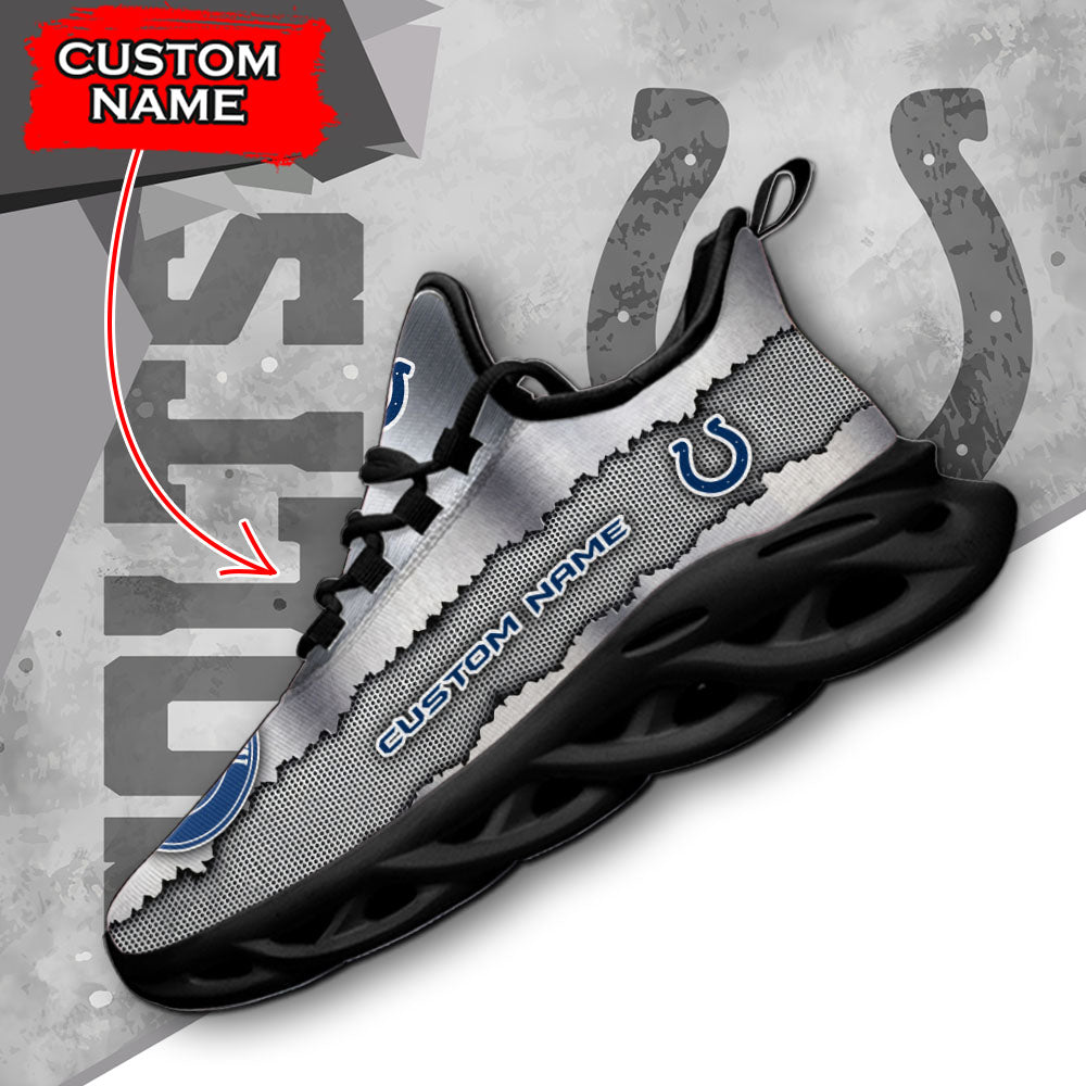 Ideafootwear Indianapolis Colts NFL Max Soul Shoes Sneakers For Men And Women