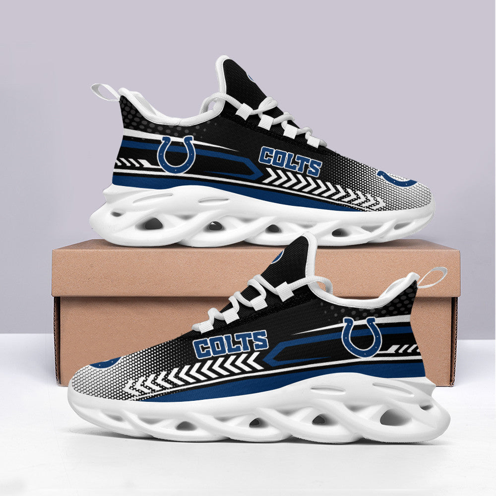 Ideafootwear Indianapolis Colts NFL Max Soul Shoes Sneakers For Men And Women
