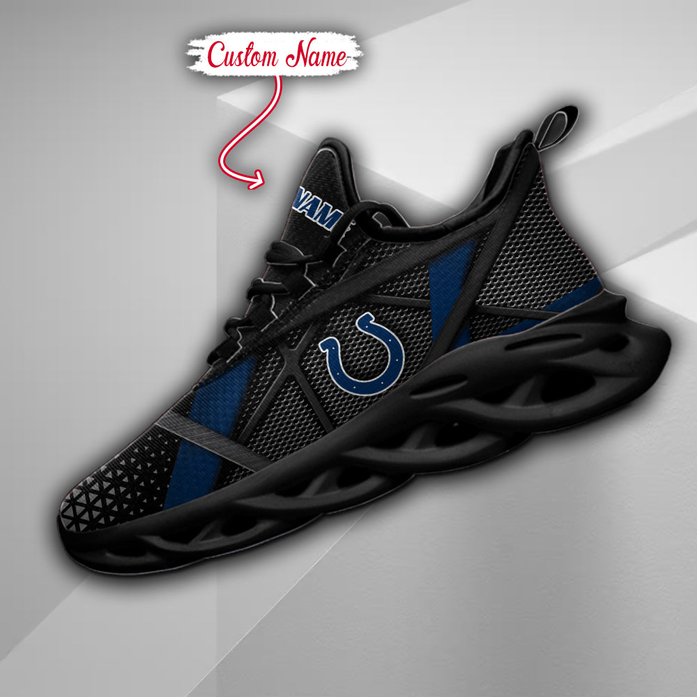 Ideafootwear Indianapolis Colts NFL Max Soul Shoes Sneakers For Men And Women