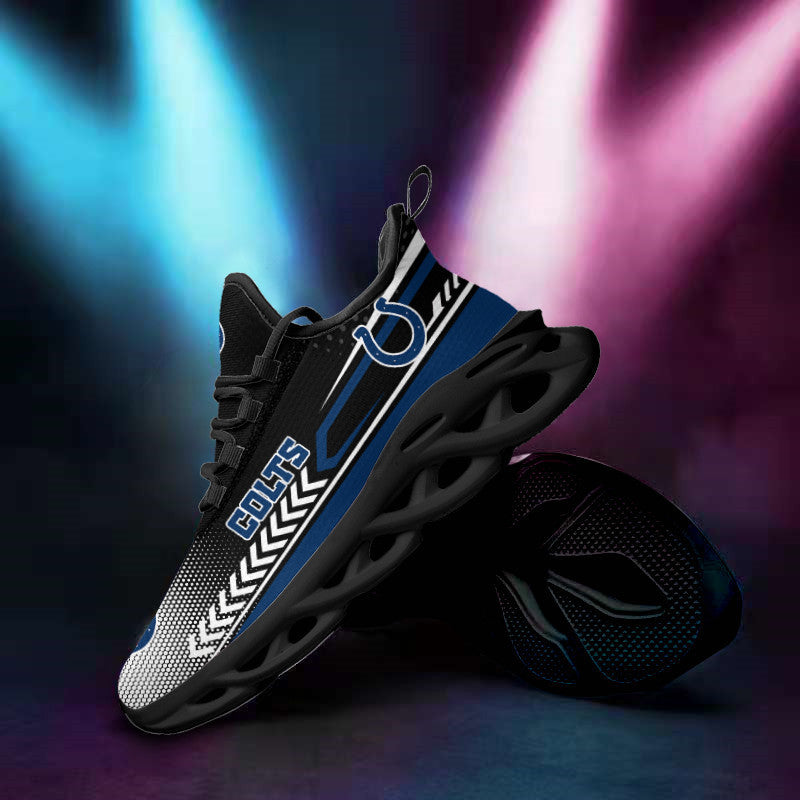 Ideafootwear Indianapolis Colts NFL Max Soul Shoes Sneakers For Men And Women