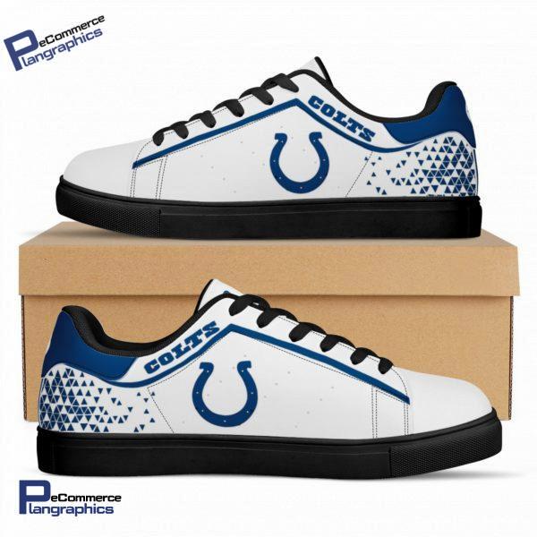 Ideafootwear Indianapolis Colts Skate Stan Shoes Sneakes For Men And Women