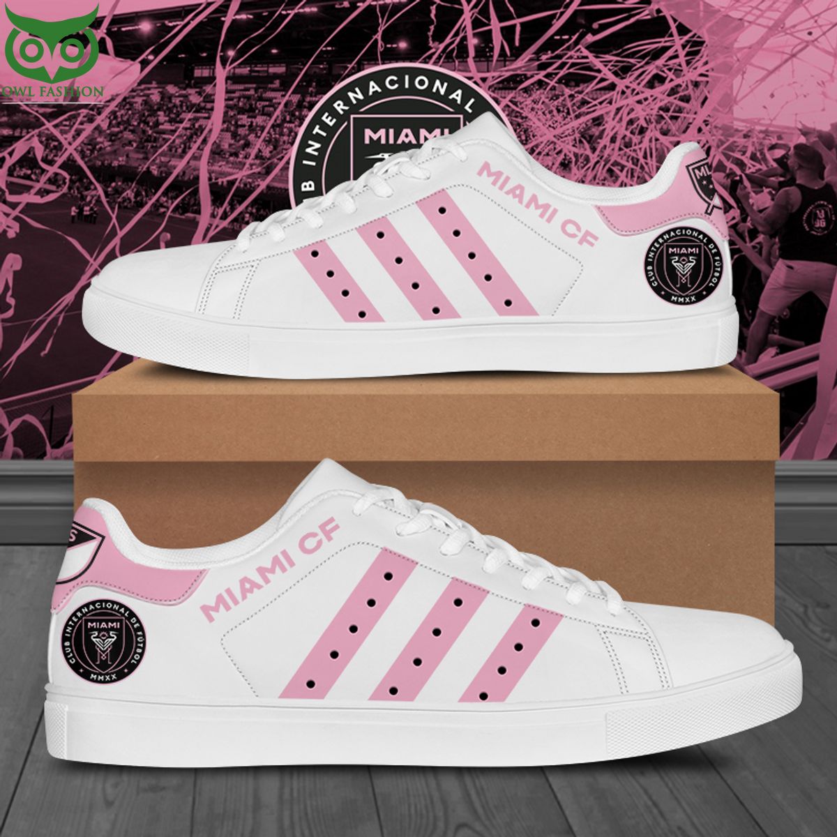 Ideafootwear Inter Miami CF Skate Stan Shoes Sneakes For Men And Women