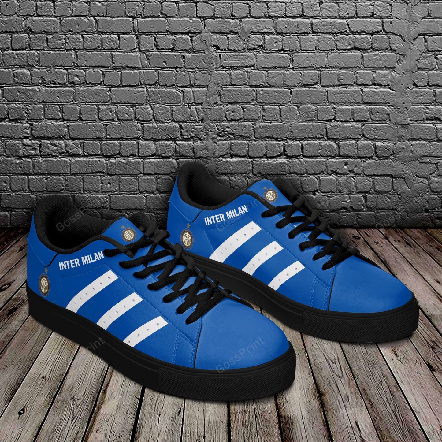 Ideafootwear Inter Milan Skate Stan Shoes Sneakes For Men And Women