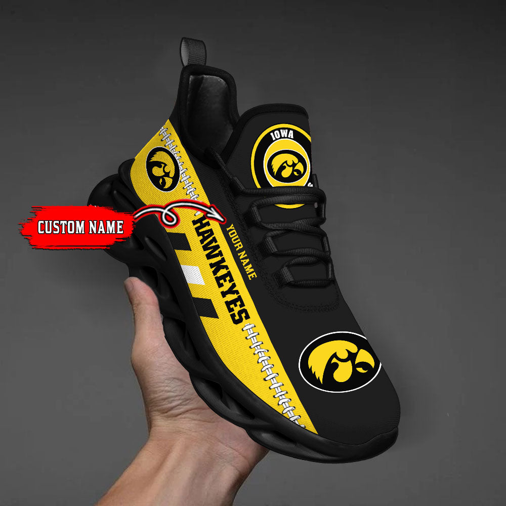 Ideafootwear Iowa Hawkeyes Max Soul Shoes Sneakers For Men And Women