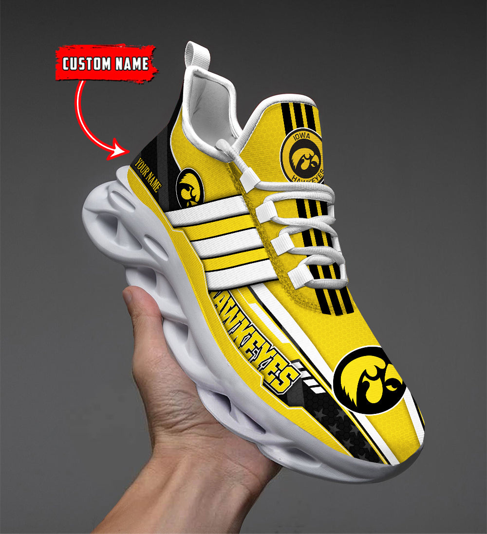 Ideafootwear Iowa Hawkeyes Max Soul Shoes Sneakers For Men And Women