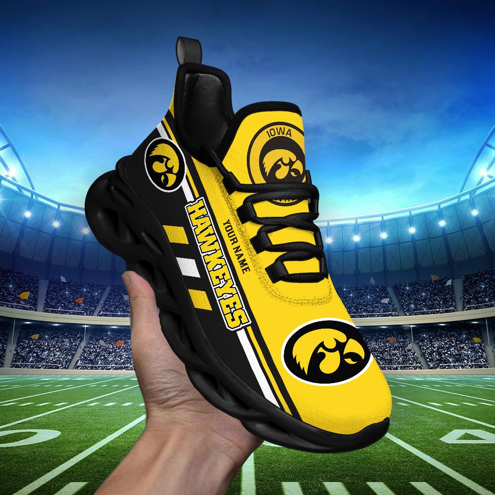 Ideafootwear Iowa Hawkeyes Max Soul Shoes Sneakers For Men And Women
