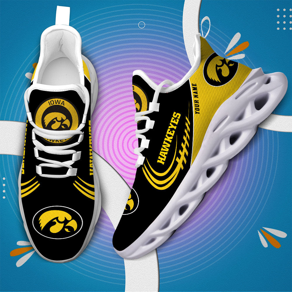 Ideafootwear Iowa Hawkeyes NCAA Max Soul Shoes Sneakers For Men And Women