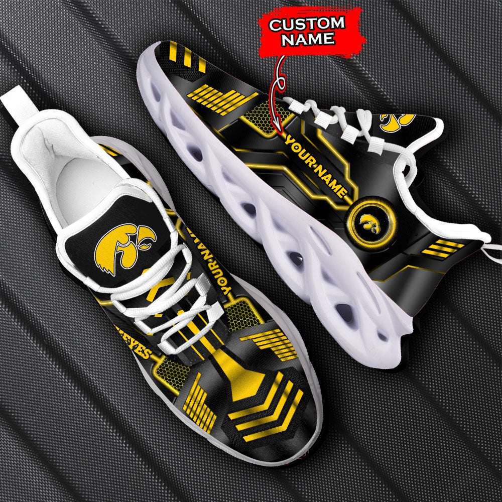 Ideafootwear Iowa Hawkeyes NCAA Max Soul Shoes Sneakers For Men And Women