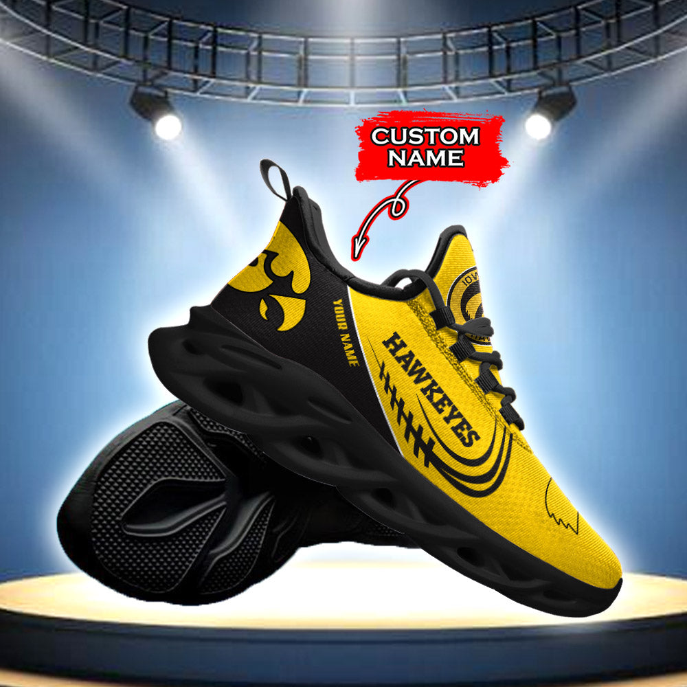 Ideafootwear Iowa Hawkeyes NCAA Max Soul Shoes Sneakers For Men And Women
