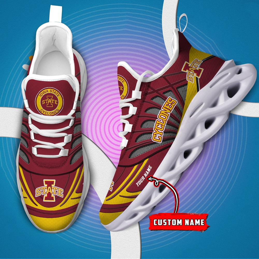 Ideafootwear Iowa State Cyclones Max Soul Shoes Sneakers For Men And Women