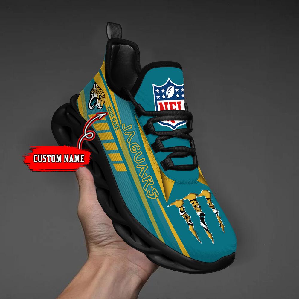 Ideafootwear Jacksonville Jaguars Max Soul Shoes Sneakers For Men And Women