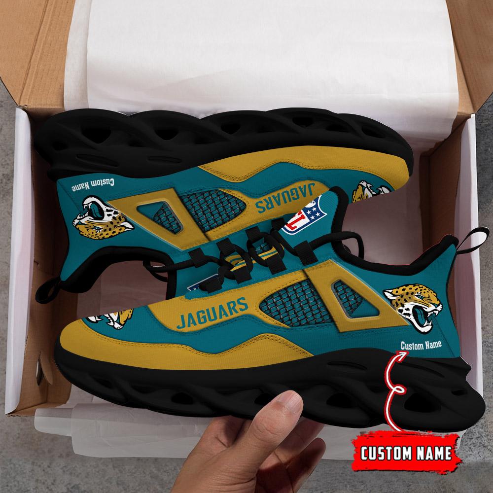 Ideafootwear Jacksonville Jaguars Max Soul Shoes Sneakers For Men And Women