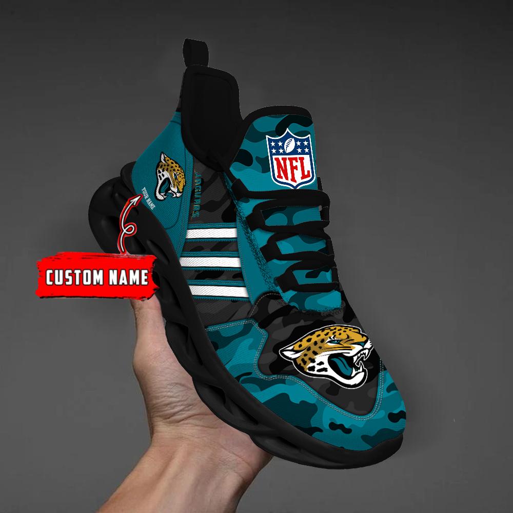 Ideafootwear Jacksonville Jaguars Max Soul Shoes Sneakers For Men And Women