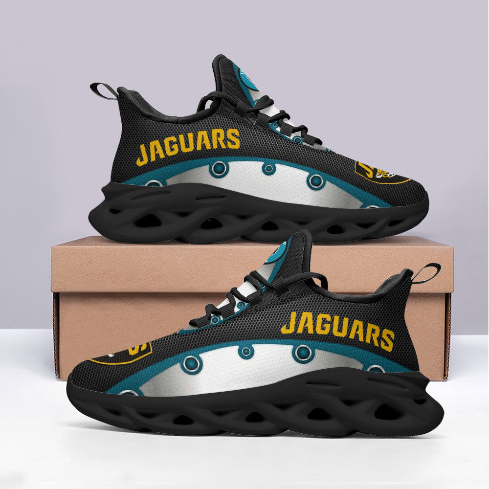 Ideafootwear Jacksonville Jaguars NFL Max Soul Shoes Sneakers For Men And Women