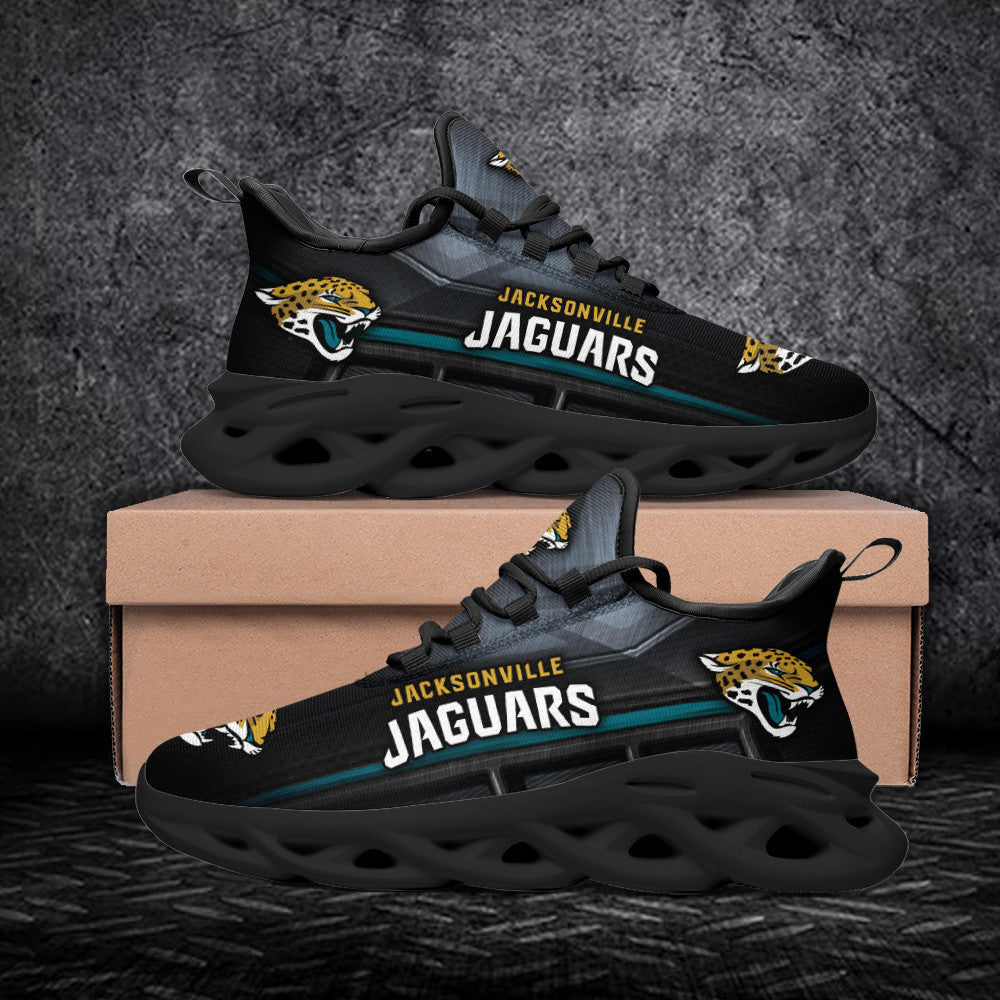 Ideafootwear Jacksonville Jaguars NFL Max Soul Shoes Sneakers For Men And Women