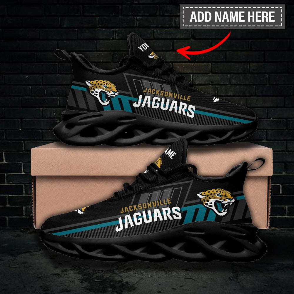 Ideafootwear Jacksonville Jaguars NFL Max Soul Shoes Sneakers For Men And Women