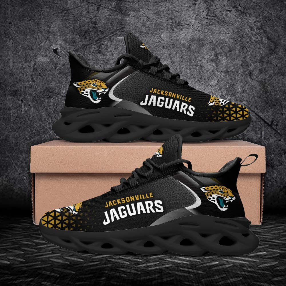 Ideafootwear Jacksonville Jaguars NFL Max Soul Shoes Sneakers For Men And Women