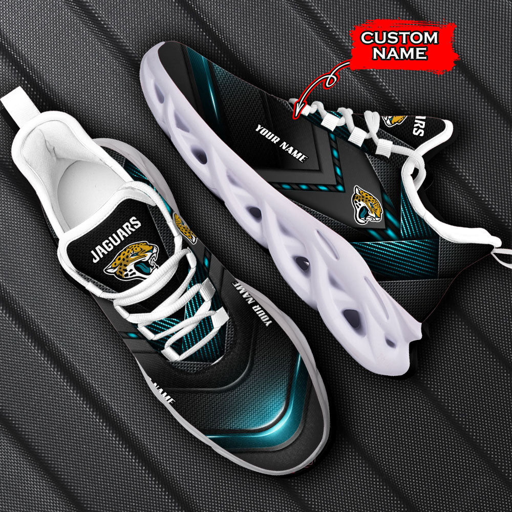 Ideafootwear Jacksonville Jaguars NFL Max Soul Shoes Sneakers For Men And Women
