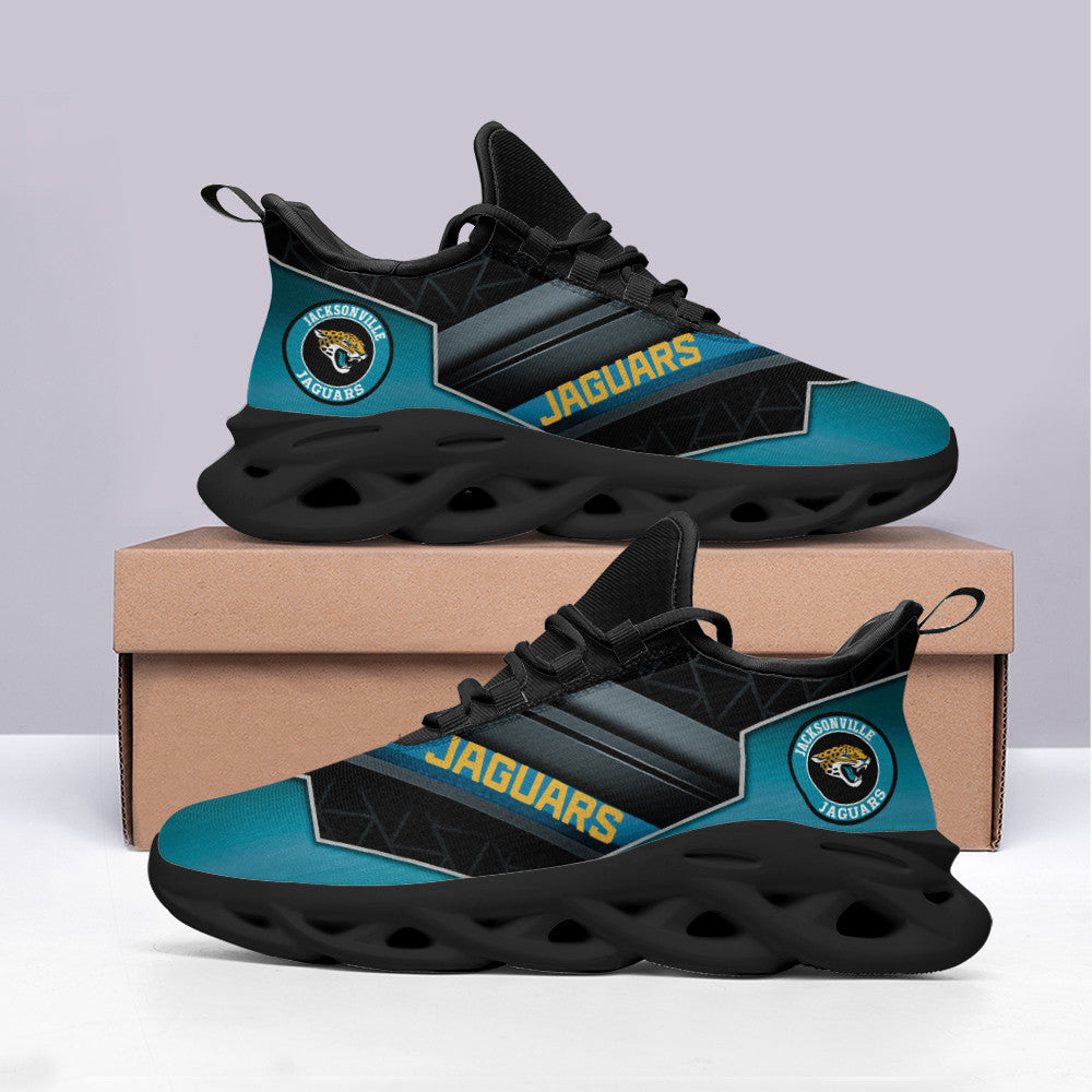 Ideafootwear Jacksonville Jaguars NFL Max Soul Shoes Sneakers For Men And Women