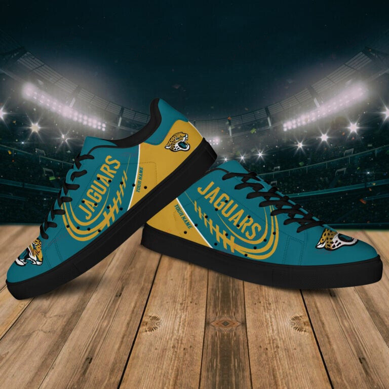 Ideafootwear Jacksonville Jaguars Skate Stan Shoes Sneakes For Men And Women