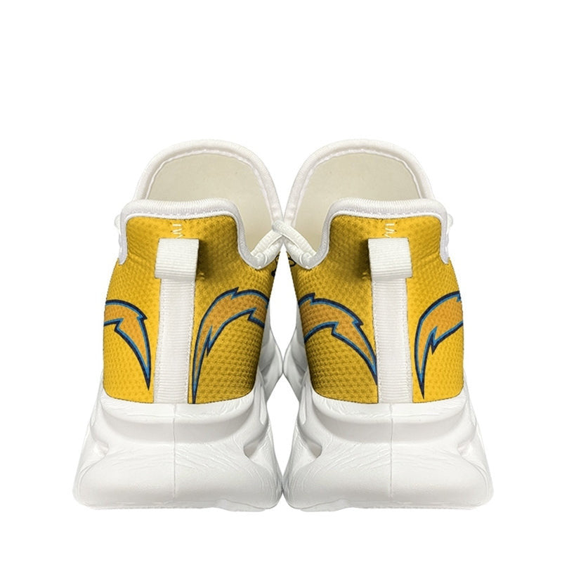 Ideafootwear Los Angeles Chargers NFL Max Soul Shoes Sneakers For Men And Women