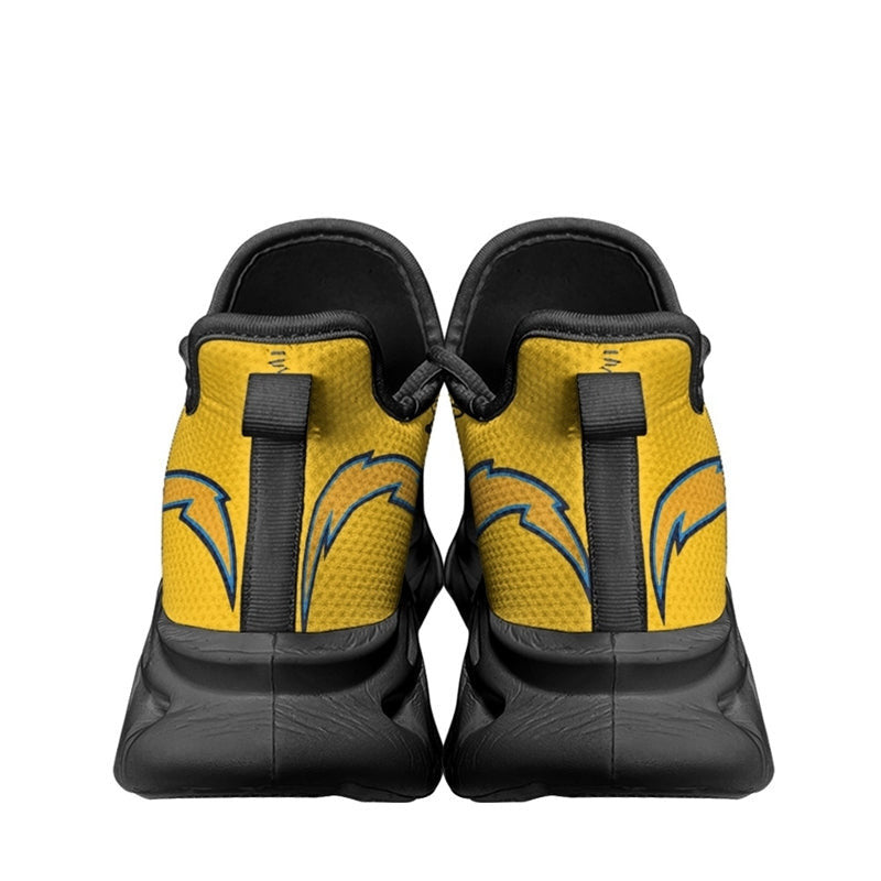 Ideafootwear Los Angeles Chargers NFL Max Soul Shoes Sneakers For Men And Women