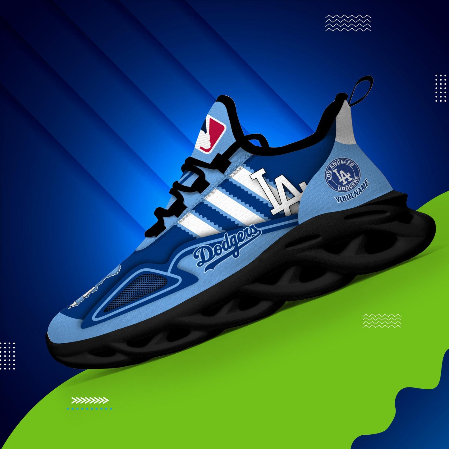 Ideafootwear Los Angeles Dodgers Max Soul Shoes Sneakers For Men And Women