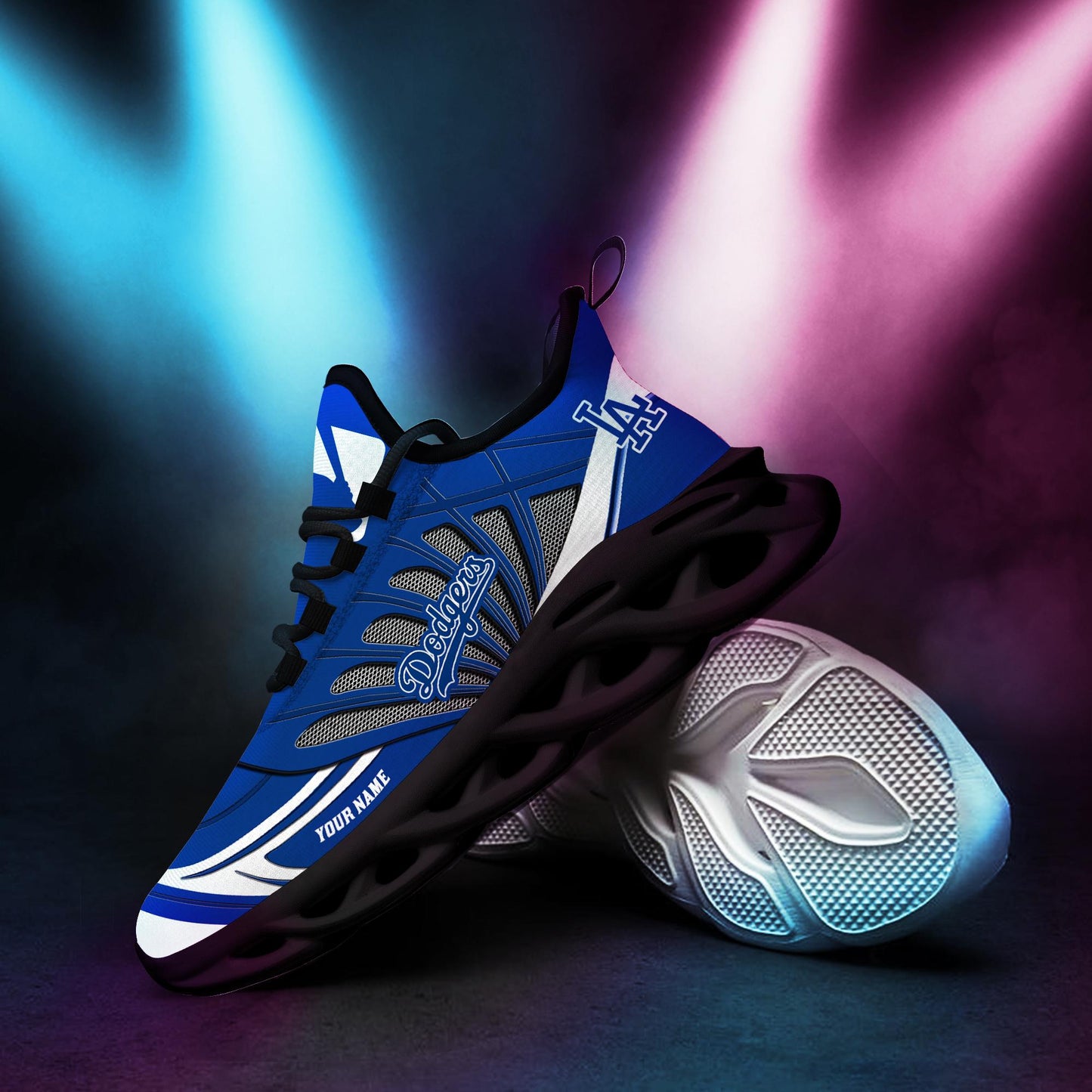 Ideafootwear Los Angeles Dodgers Max Soul Shoes Sneakers For Men And Women