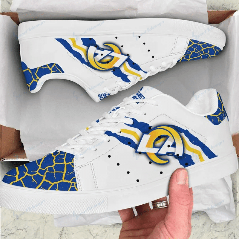 Ideafootwear Los Angeles Rams Skate Stan Shoes Sneakes For Men And Women
