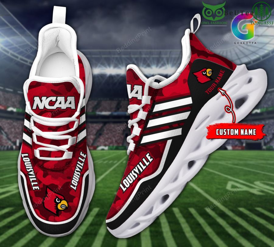 Ideafootwear Louisville Cardinals Max Soul Shoes Sneakers For Men And Women