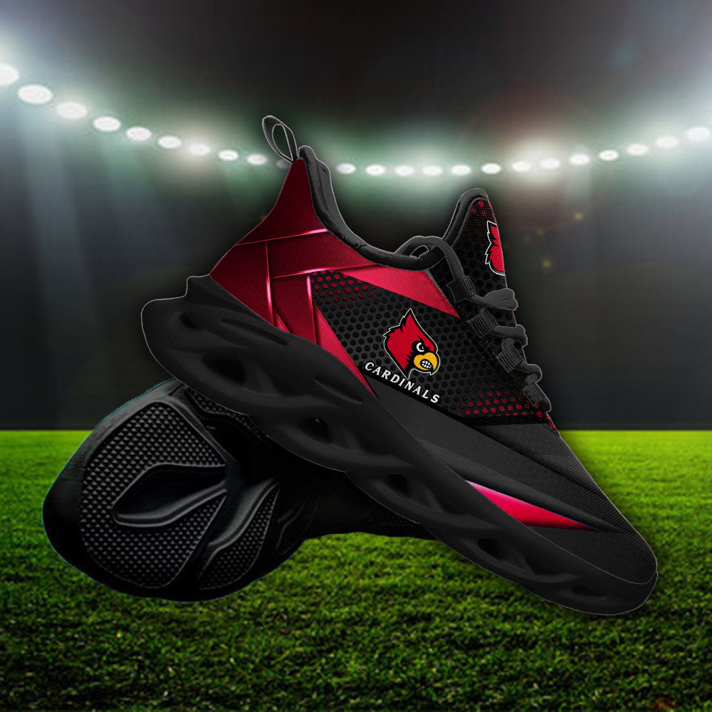 Ideafootwear Louisville Cardinals NCAA Max Soul Shoes Sneakers For Men And Women