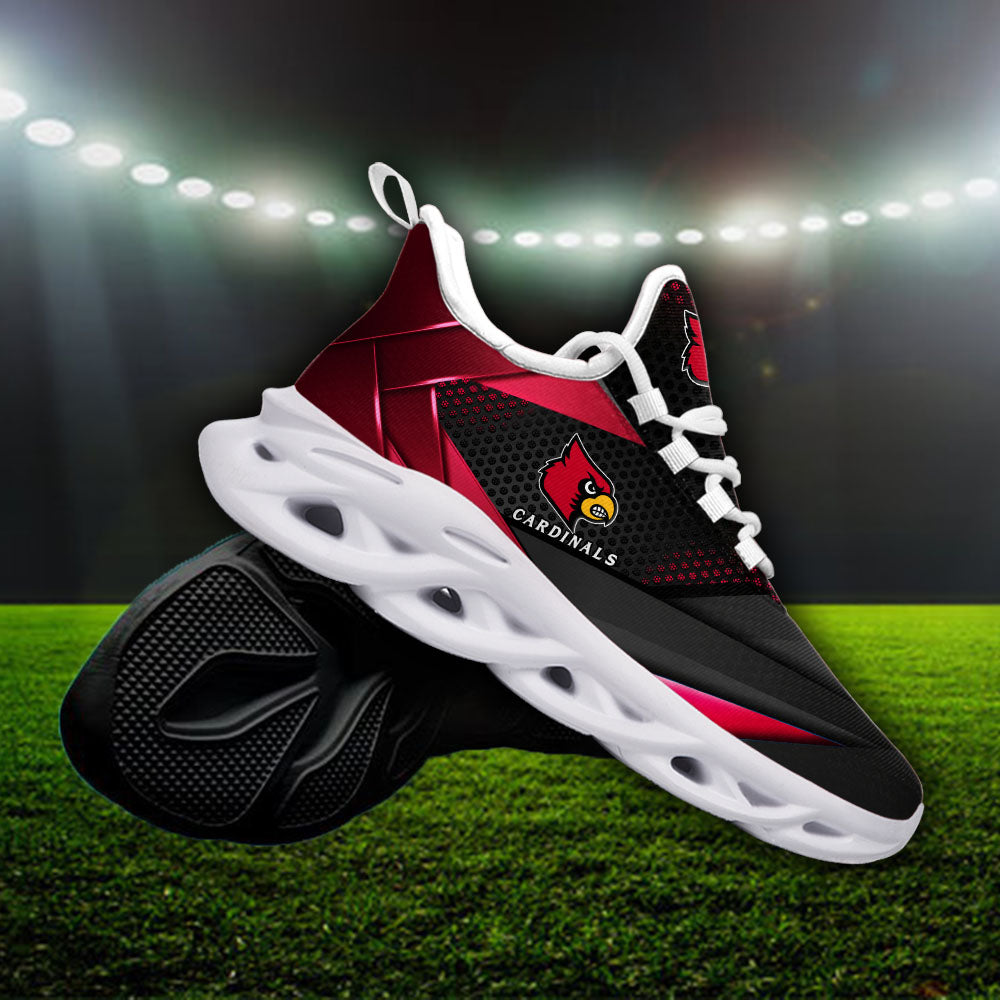 Ideafootwear Louisville Cardinals NCAA Max Soul Shoes Sneakers For Men And Women